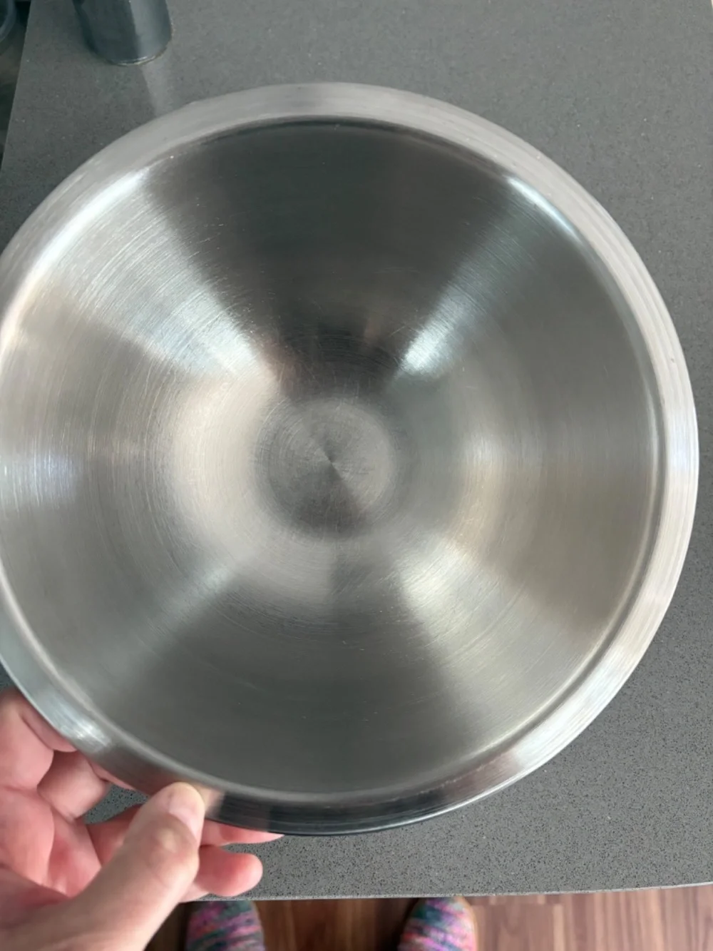 OXO Good Grips 3 piece Stainless Steel Mixing Bowl Set White Non Slip